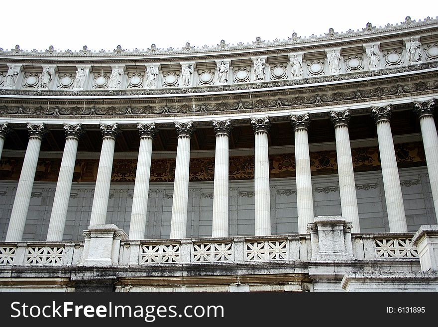 Rome-the vittorian monument (exterior)