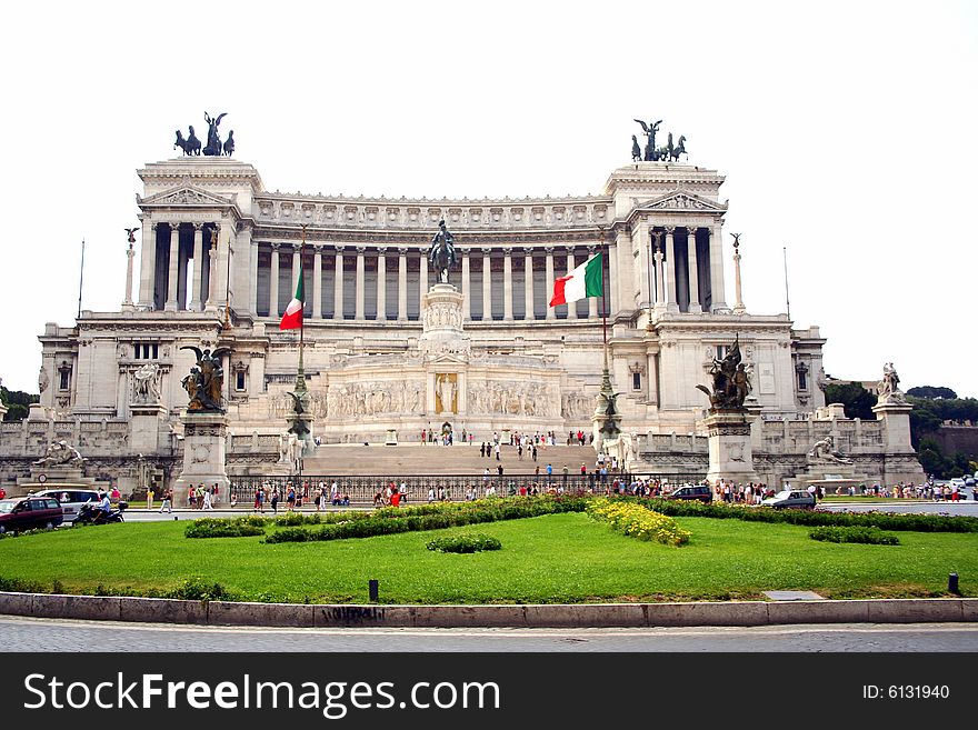 Rome-the vittorrian monument (exterior)