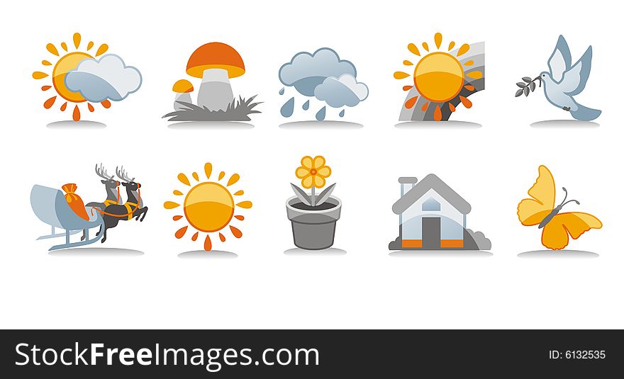 Weather icons set