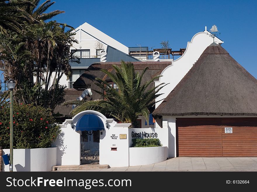 The typical south african house built by the white community just off hermanus. The typical south african house built by the white community just off hermanus