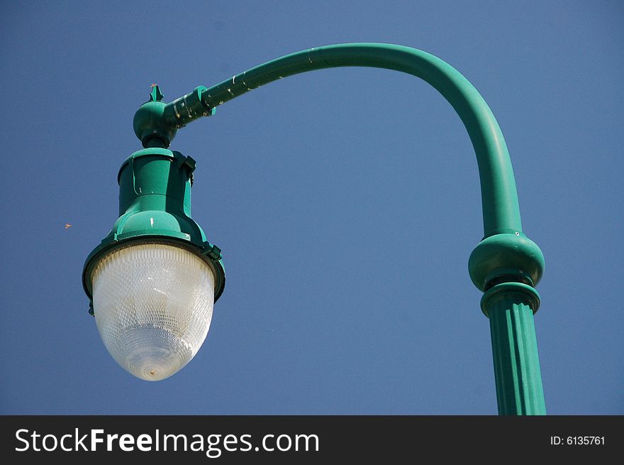 Park lights that light up during the dark hours of the night. Park lights that light up during the dark hours of the night