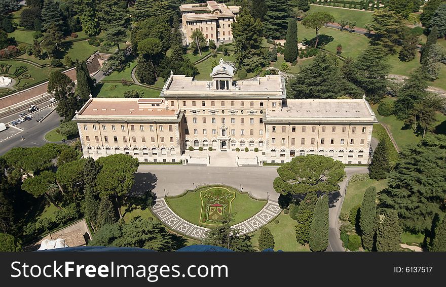 House of Vatican`s goverments. Rome, Italy.