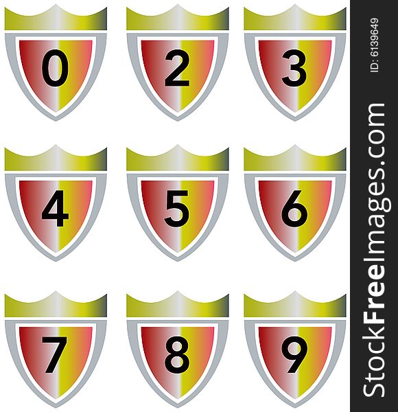 Crest With Numbers