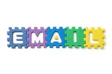 Foam Block Letters Royalty Free Stock Image Foam Block Letters Royalty Free Stock Image
