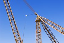 Detail Of A Lifting Crane Stock Image