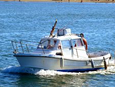 Little Boat In The Port Royalty Free Stock Photos Little Boat In The Port Royalty Free Stock Photos