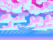Cloudy Psychedelic Vision Stock Photo Cloudy Psychedelic Vision Stock Photo