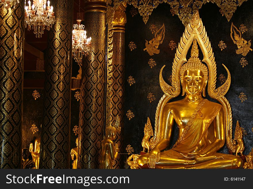 Buddha In A Wat