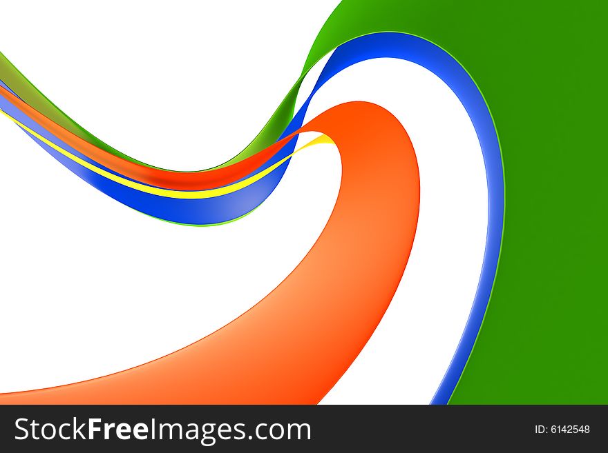 A wavy and colored abstract background. A wavy and colored abstract background