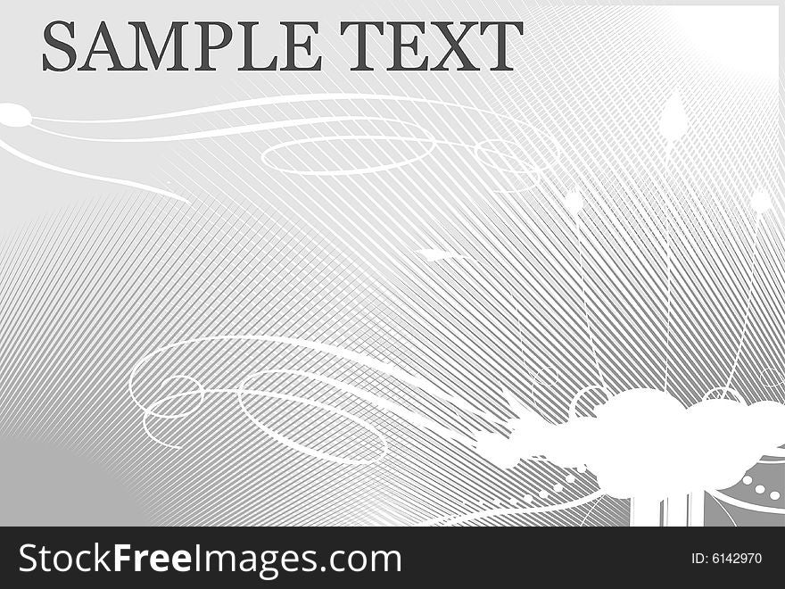 Abstract background on white background