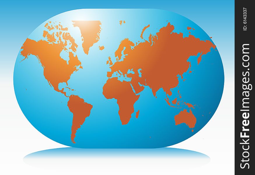 World map vector illustration background