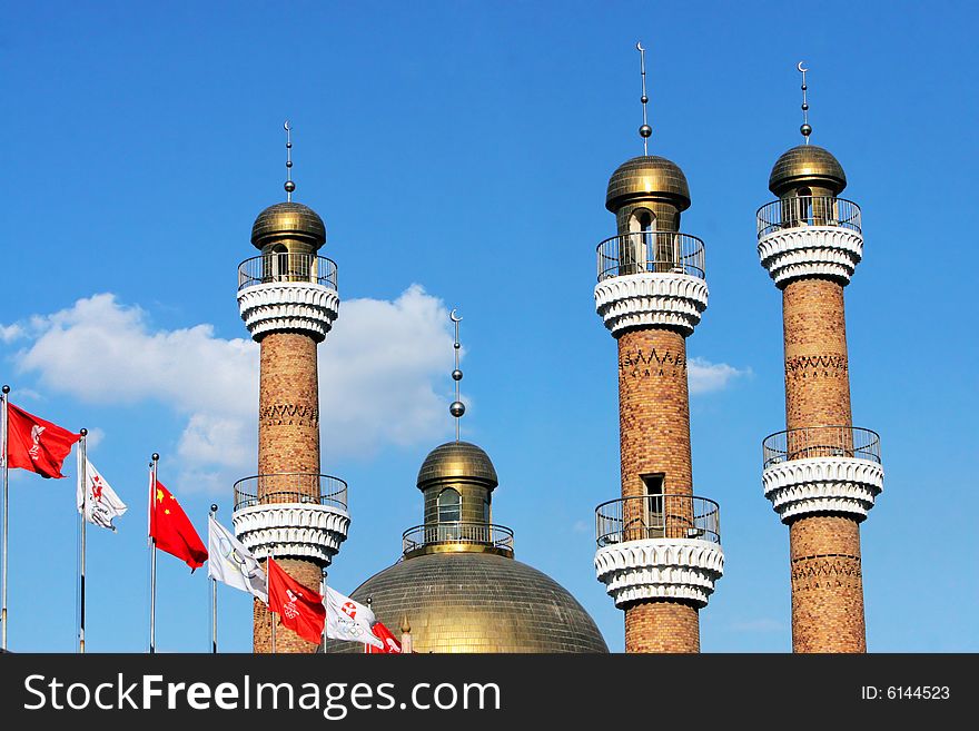 The Islamic building of sinkiang china