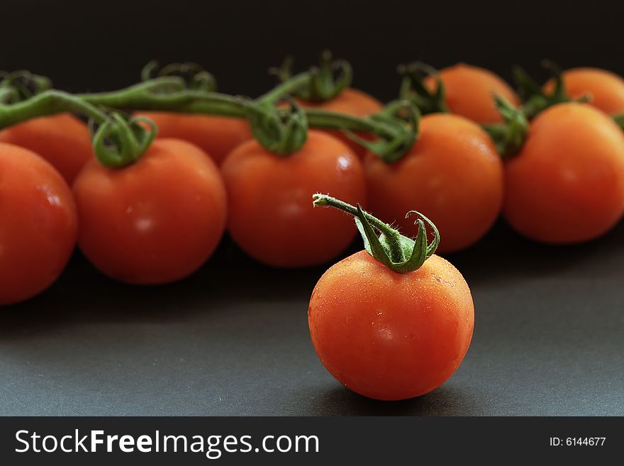 Outstanding tomato from the bunch. Outstanding tomato from the bunch