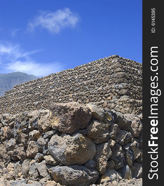 Ancient pyramid construction on the island of Tenerife. Ancient pyramid construction on the island of Tenerife