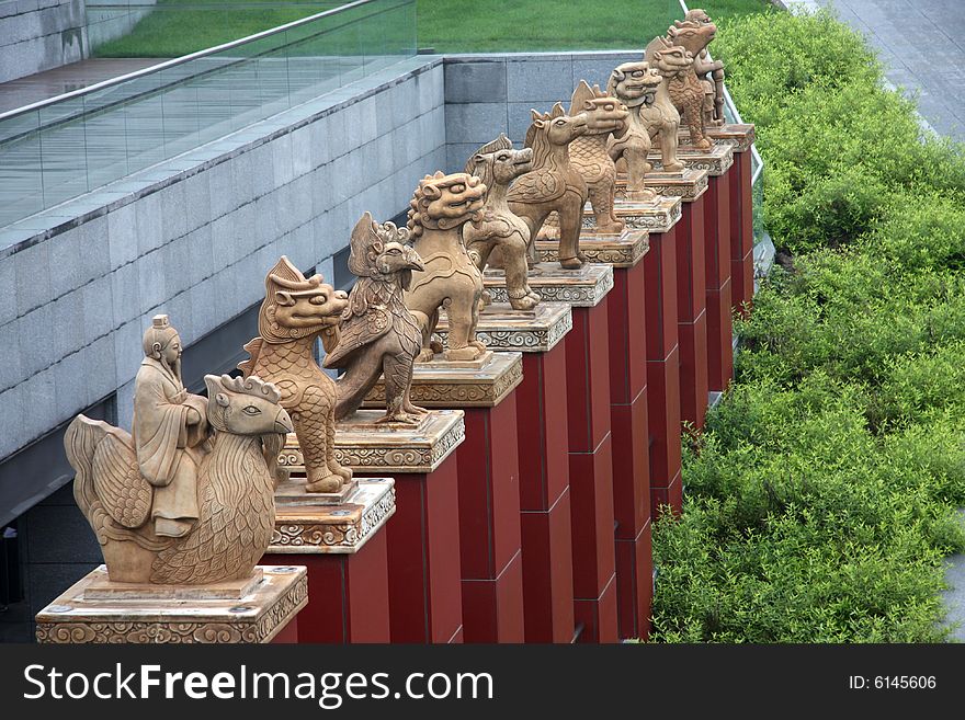 Chinese tradition sculpture from Beijing.