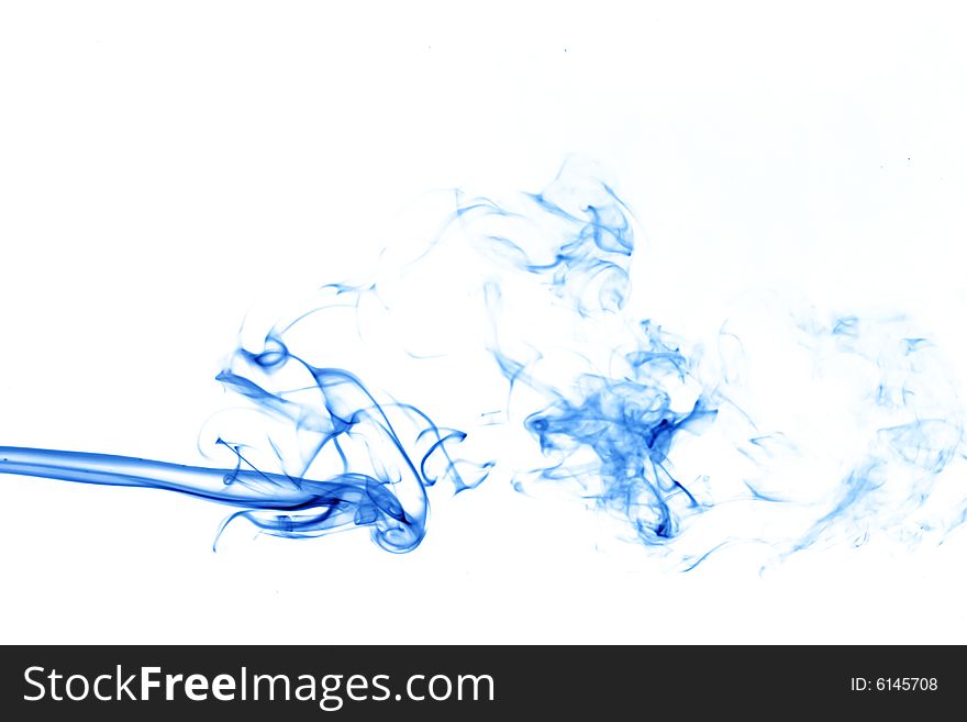 Color smoke on white background. Color smoke on white background