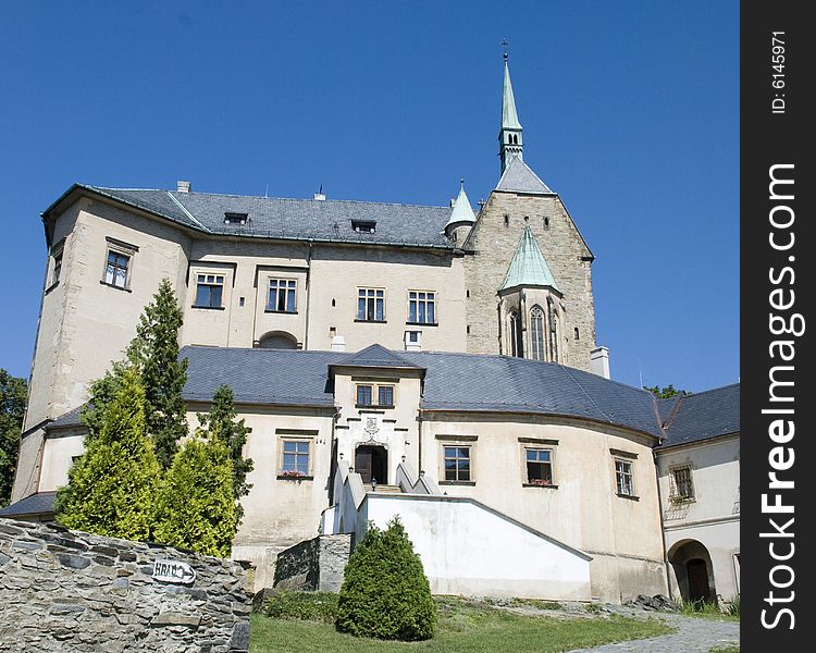 Å temberk castle -front view (czech republic)