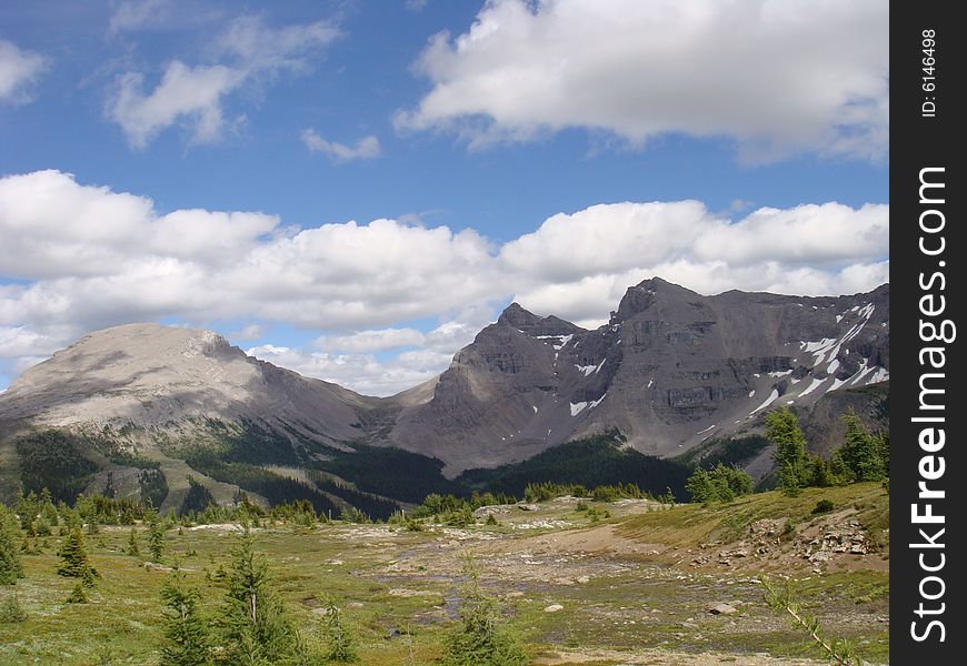 Beautiful rocky mountains of Canada in North America. Beautiful rocky mountains of Canada in North America