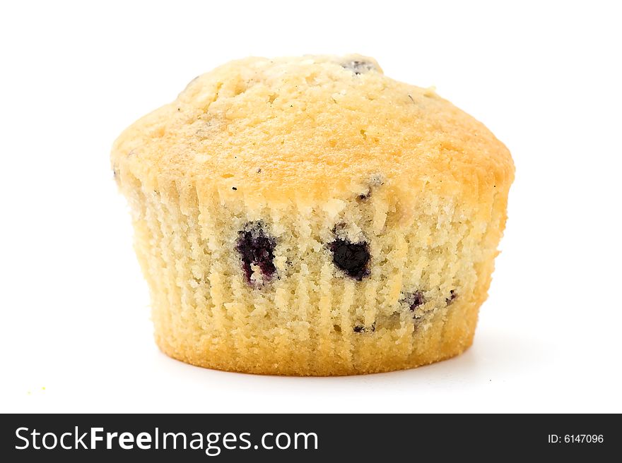 Muffin isolated on white background. Muffin isolated on white background