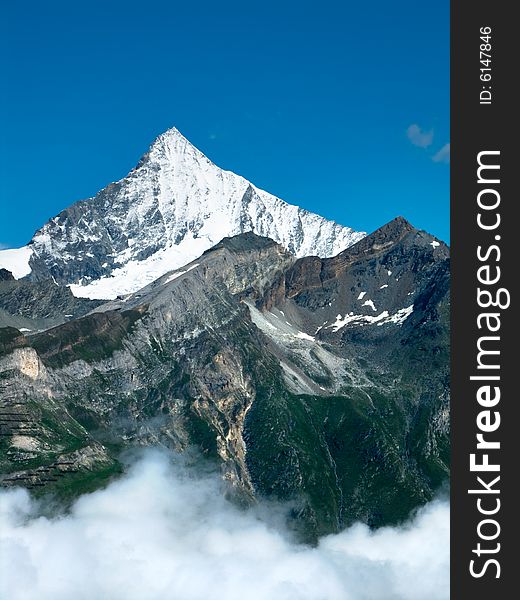 Weisshorn is a summit of 4506 m in south of Switzerland, near Matterhorn. Weisshorn is a summit of 4506 m in south of Switzerland, near Matterhorn.