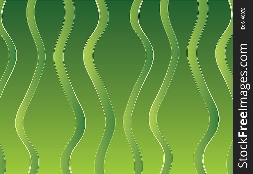A vector illustration of a green bulb pattern. A vector illustration of a green bulb pattern