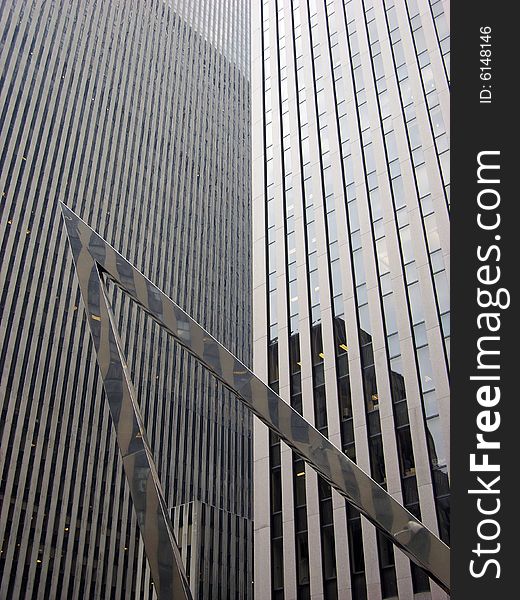 Windows of endless skyscrapers in Manhattan, New York City. Windows of endless skyscrapers in Manhattan, New York City.