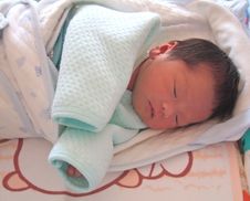 Sleeping Baby Stock Images