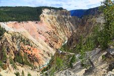 The Grand Canyon Of The Yellowstone Stock Images
