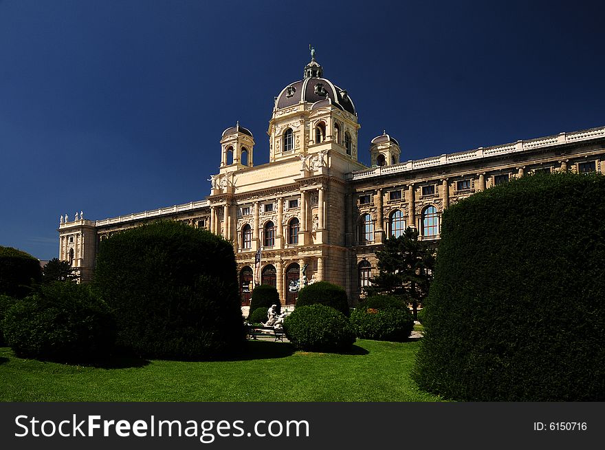 The museum of Fine Arts in Vienna, Austria