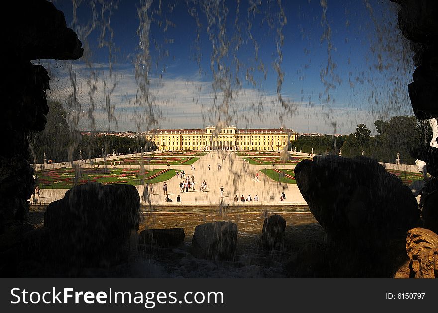 Picture of castle Schonbrunn, Vienna