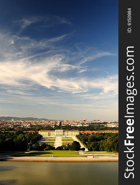 Picture of castle Schonbrunn, Vienna