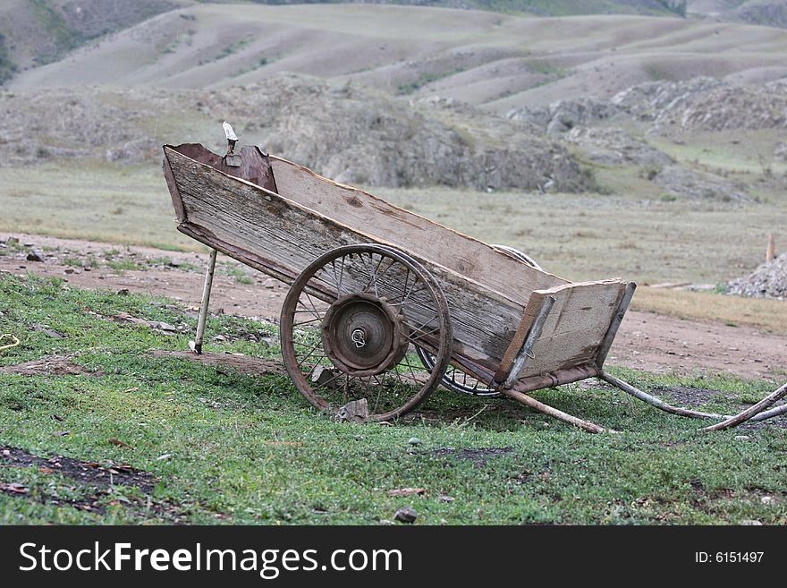 Old cart at the farm