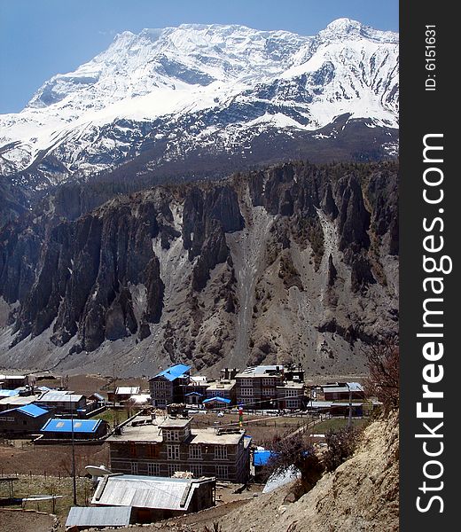 Manang In Himalayas