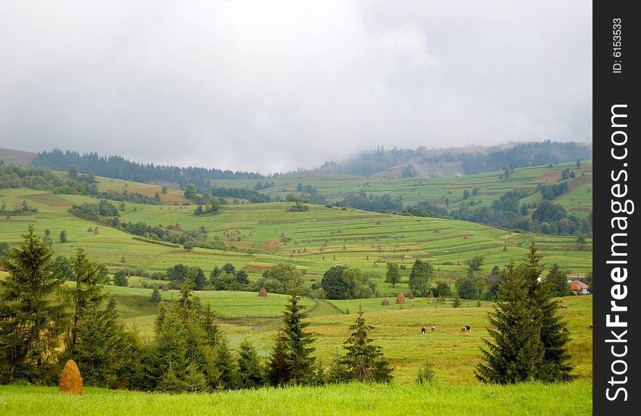 Village in the mountains