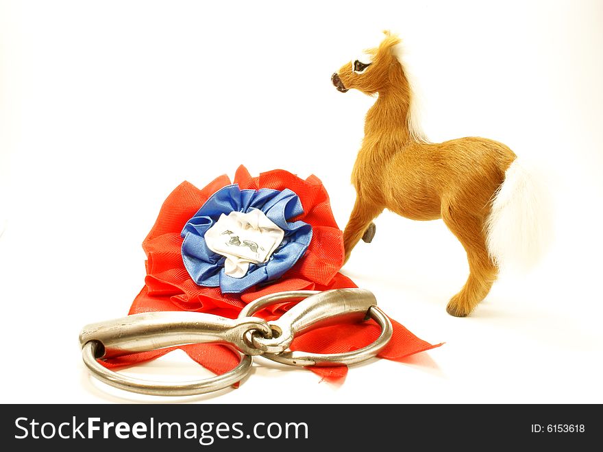 The prize with the horse toy. The prize with the horse toy