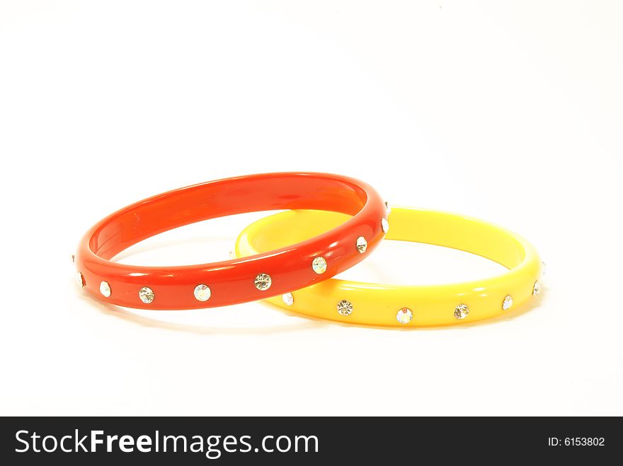 Red And Yellow Bracelets