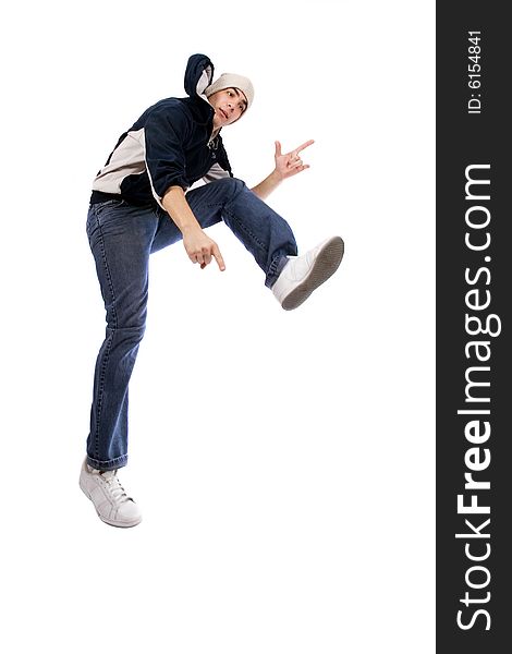 Young Adult Jumping