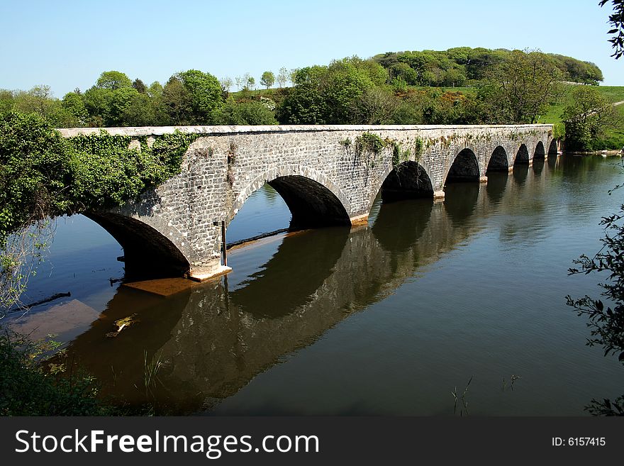 The bridge dates from the 1790s and is part of the South Pembroke coast. The bridge dates from the 1790s and is part of the South Pembroke coast