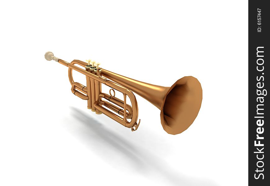 Background foto of a trumpet