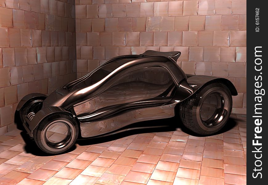 Image of a speed car. Image of a speed car