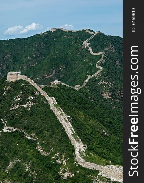 The great wall, hebei, china