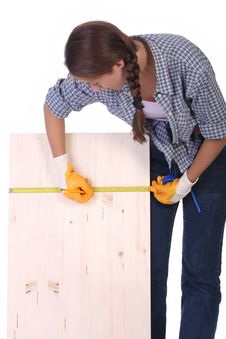 Woman Carpenter Stock Images Woman Carpenter Stock Images