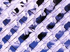 Ice On The Fence Stock Photos Ice On The Fence Stock Photos