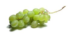 Green Grapes Isolated Stock Image Green Grapes Isolated Stock Image