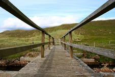 Wooden Footbridge Stock Photo Wooden Footbridge Stock Photo