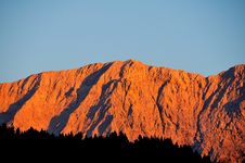 Alps Sunset Stock Image Alps Sunset Stock Image