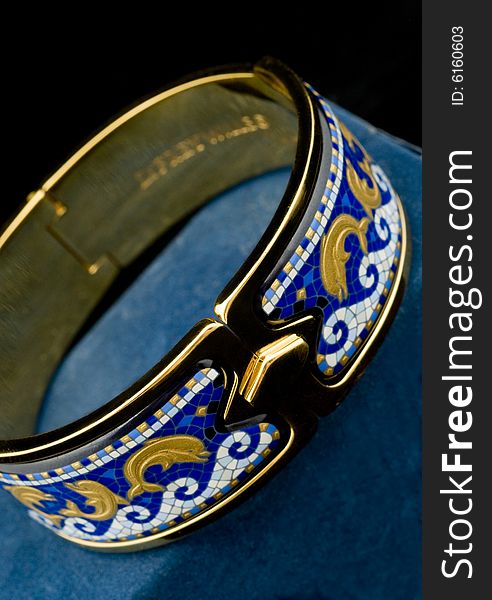 Collection of Indian golden jewellery. Collection of Indian golden jewellery