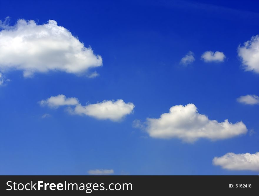 Blue cloudy sky  for background. Blue cloudy sky  for background