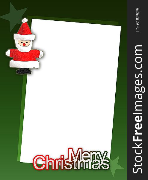 Christmas illustration, great for photo card. Christmas illustration, great for photo card