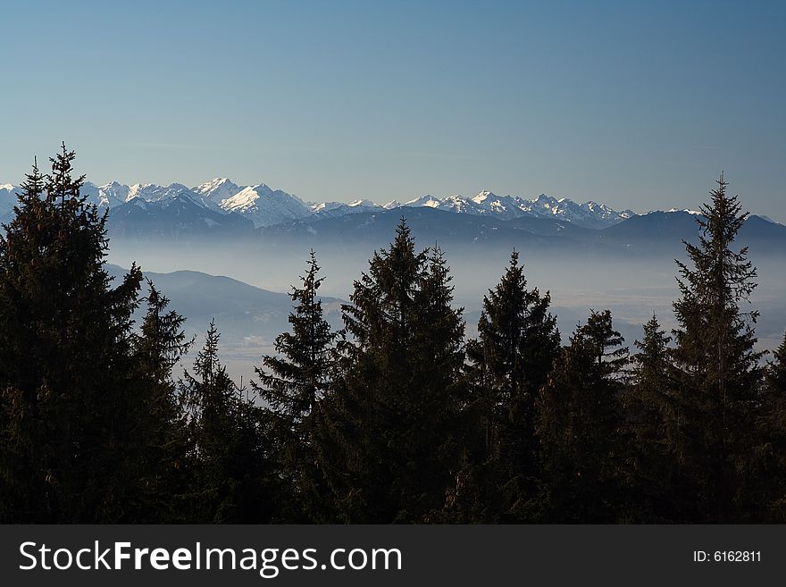 Mountains In The Alps